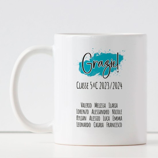 Tazza regalo con maestro Avatar con stella personalizzato con vestiti, viso, capelli, e classe