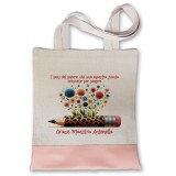 utile regalo maestra shopper personalizzata
