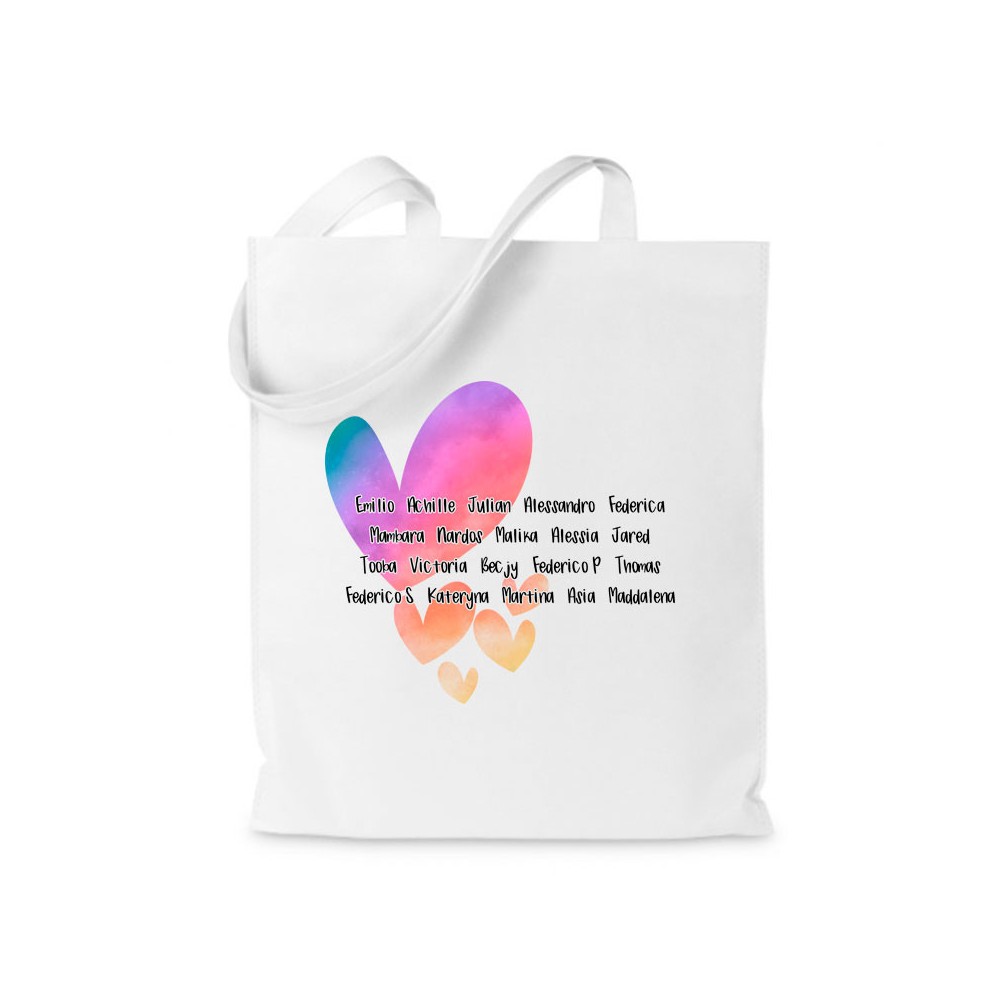 Shopper regalo per una maestra Super personalizzata - nome insegnate, classe e alunni