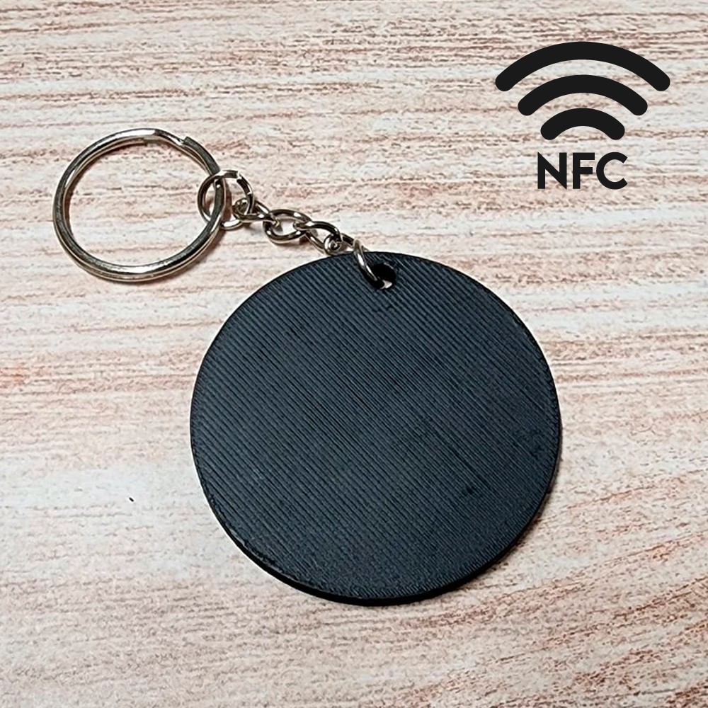 Portachiavi vinile con tag NFC e la tua canzone preferita