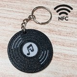 Portachiavi vinile con tag NFC e la tua canzone preferita