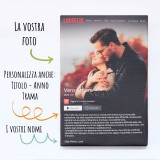 Quadro stile Netflix, regalo originale per San Valentino, per chi ami