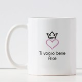 Tazza regalo per la madrina, personalizzata con nome e dedica