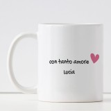 Tazza personalizzata regalo per la mamma con dedica e nome