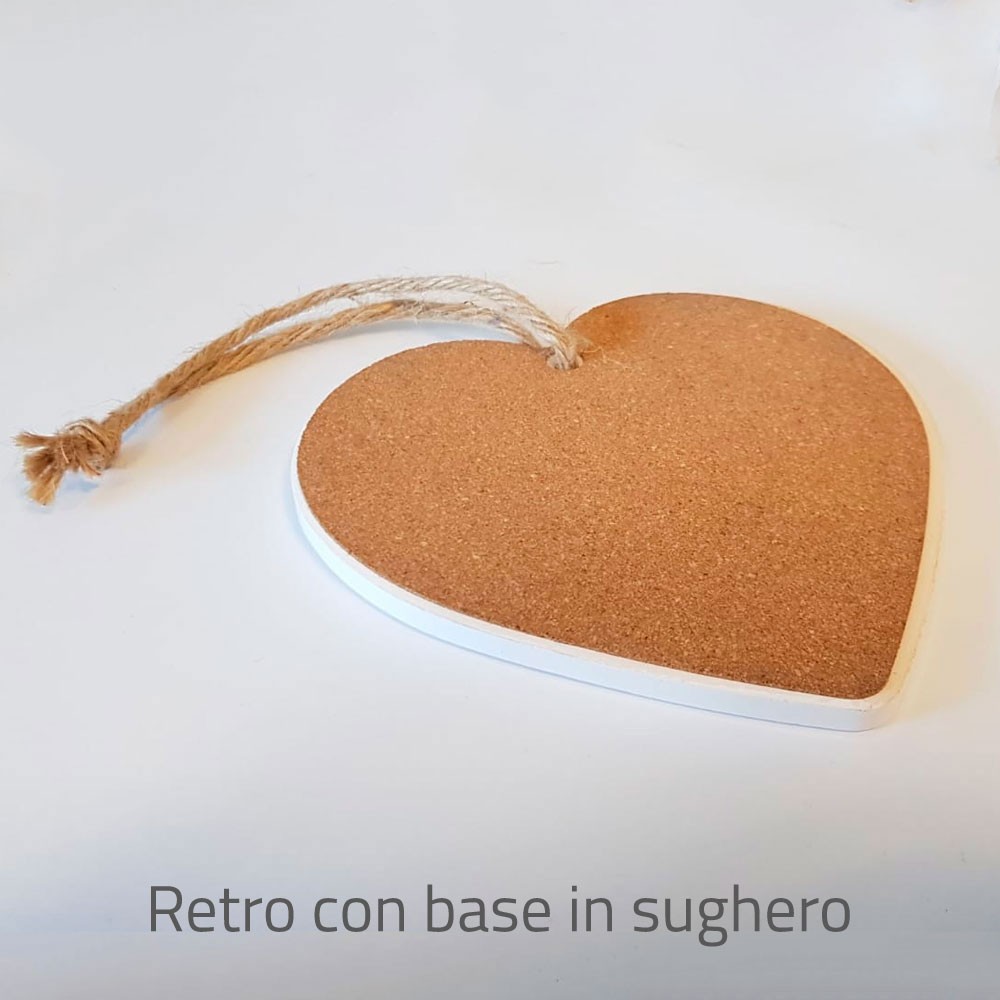 Regalo natalizio personalizzato per la maestra, cuore in ceramica personalizzato con nome maestra e classe