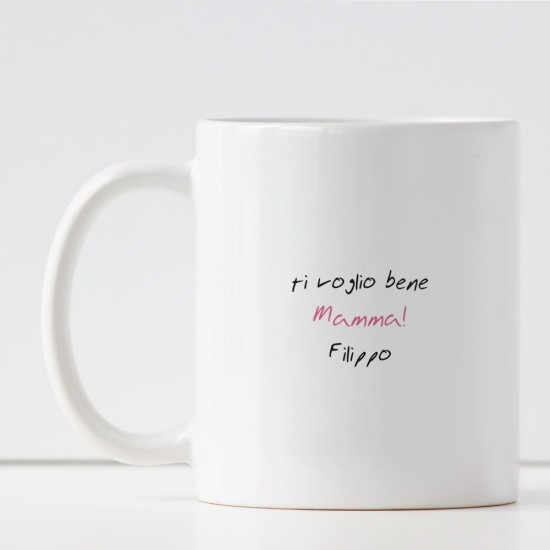 Tazza personalizzata per la mamma con bellissima dedica e nome
