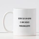 Tazza amore ironica Tra mille persone ho scelto te.. vedi a volte la fretta