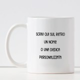 copy of Tazza amore ironica Tra mille persone ho scelto te.. vedi a volte la fretta