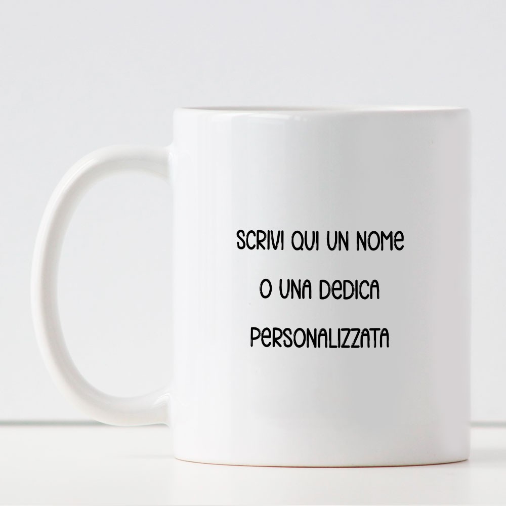 Tazza amore ironica Tra mille persone ho scelto te.. vedi a volte la fretta