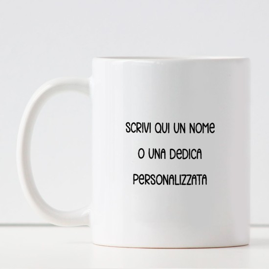 Tazza amore ironica Tra mille persone ho scelto te.. vedi a volte la fretta