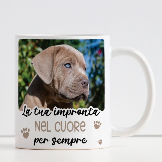 Tazza con Foto Cane Gatto Personalizzata – La tua impronta nel cuore per sempre
