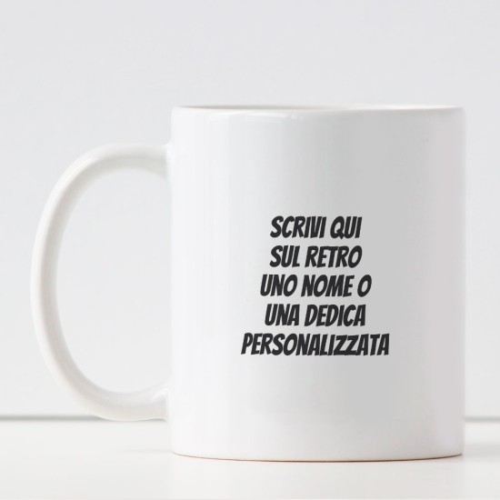 Tazza Ironica ragazza “Signora a chi?” – Personalizzata con Nome, idea regalo per amica collega
