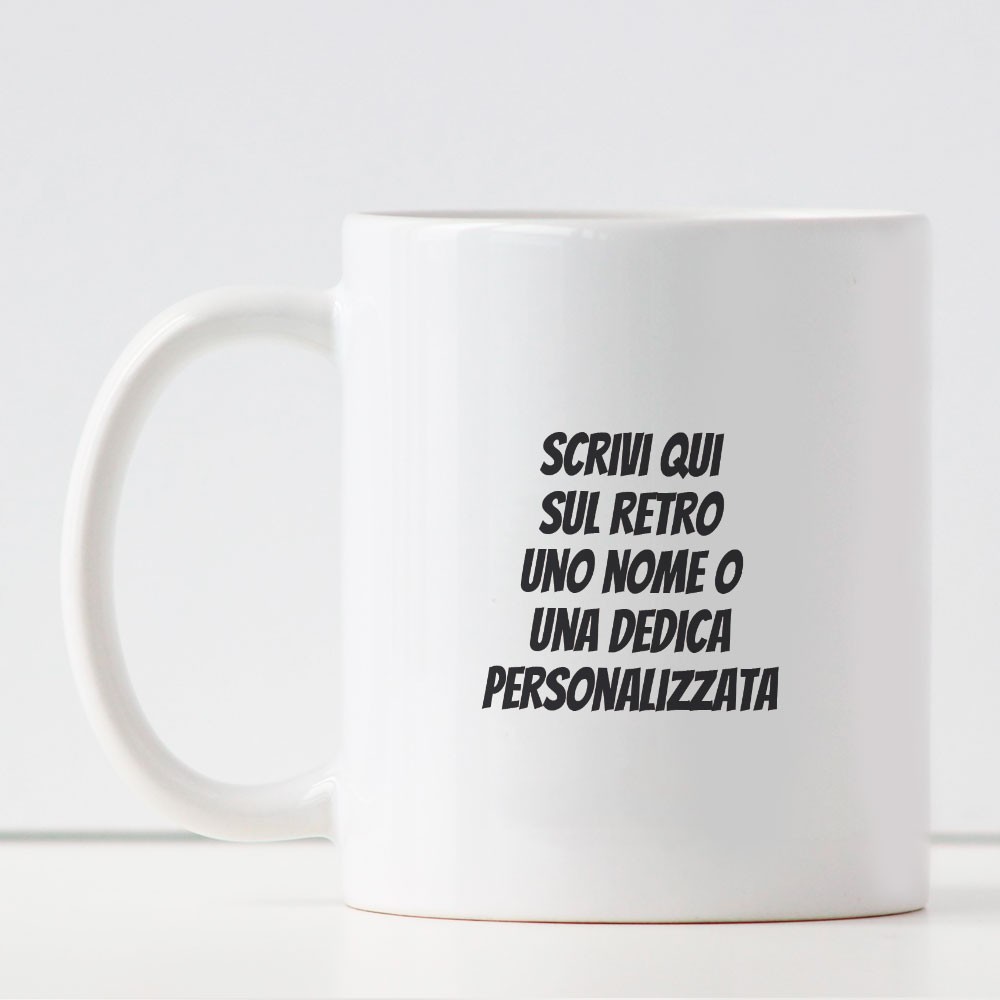 Tazza Ironica ragazza “Signora a chi?” – Personalizzata con Nome, idea regalo per amica collega