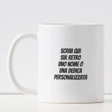 Tazza Ironica ragazza “Signora a chi?” – Personalizzata con Nome, idea regalo per amica collega