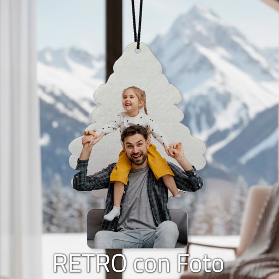 Albero Auto Personalizzato Festa del Papà – Con dedica e Foto