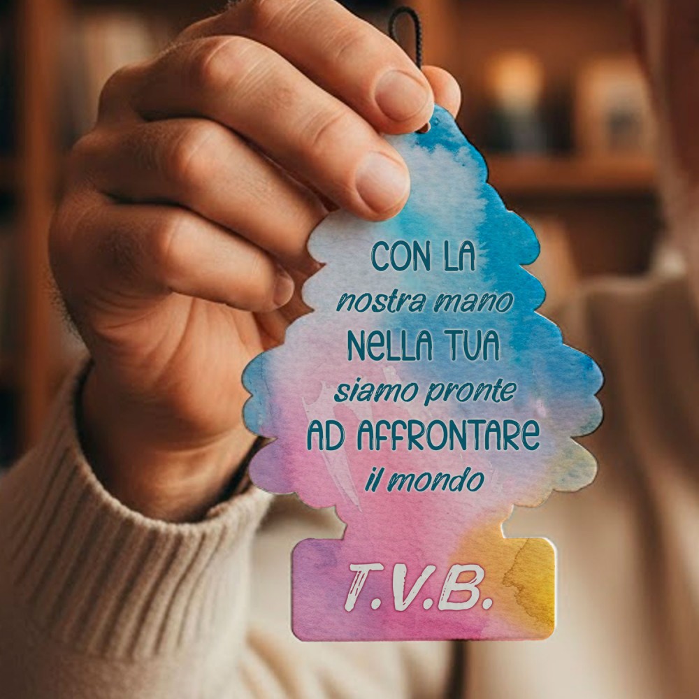 Albero Auto Personalizzato Festa del Papà – Con dedica e Foto