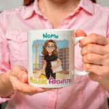 Tazza Personalizzata mestiere Architetta con Avatar – Regalo per Amica o Collega con Nome e Dedica