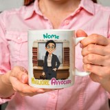 Tazza Avvocata o Notaia Personalizzata con Avatar e Nome – Idea Regalo Studio Legale