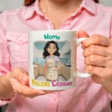 Tazza personalizzata casalinga con avatar e nome
