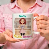 Tazza migliore Insegnante di Danza o Ballerina Personalizzata con Avatar e Nome – Idea Regalo Originale