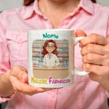 Tazza Farmacista Personalizzata con Avatar e Nome – Idea Regalo Originale