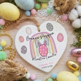 Regalo di Pasqua per la maestra dalla classe Cuore in ceramica personalizzato