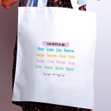 Shopper per la migliore maestra, personalizzata con avatar, classe e nomi