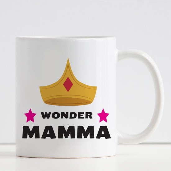 tazza mamma super eroe con nome