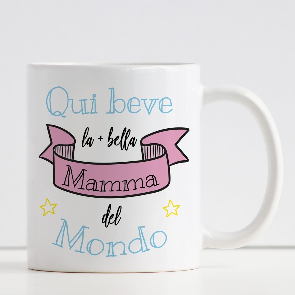 Tazza personalizzata per la mamma più bella di sempre