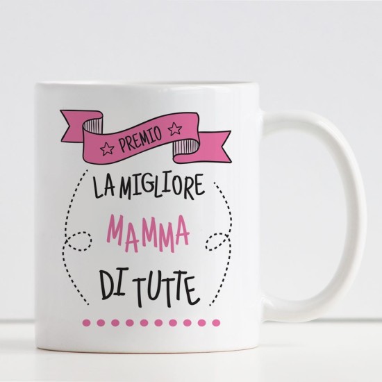 tazza personalizzata "premio" per la mamma