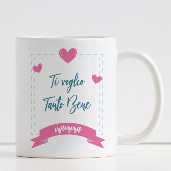 tazza mamma personalizzata "Ti voglio bene"