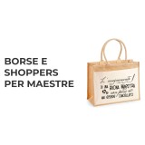 Borse e Shoppers personalizzate - Regali per maestre, maestri e insegnanti