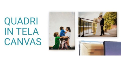 Quadri in tela canvas personalizzati con foto e/o testo