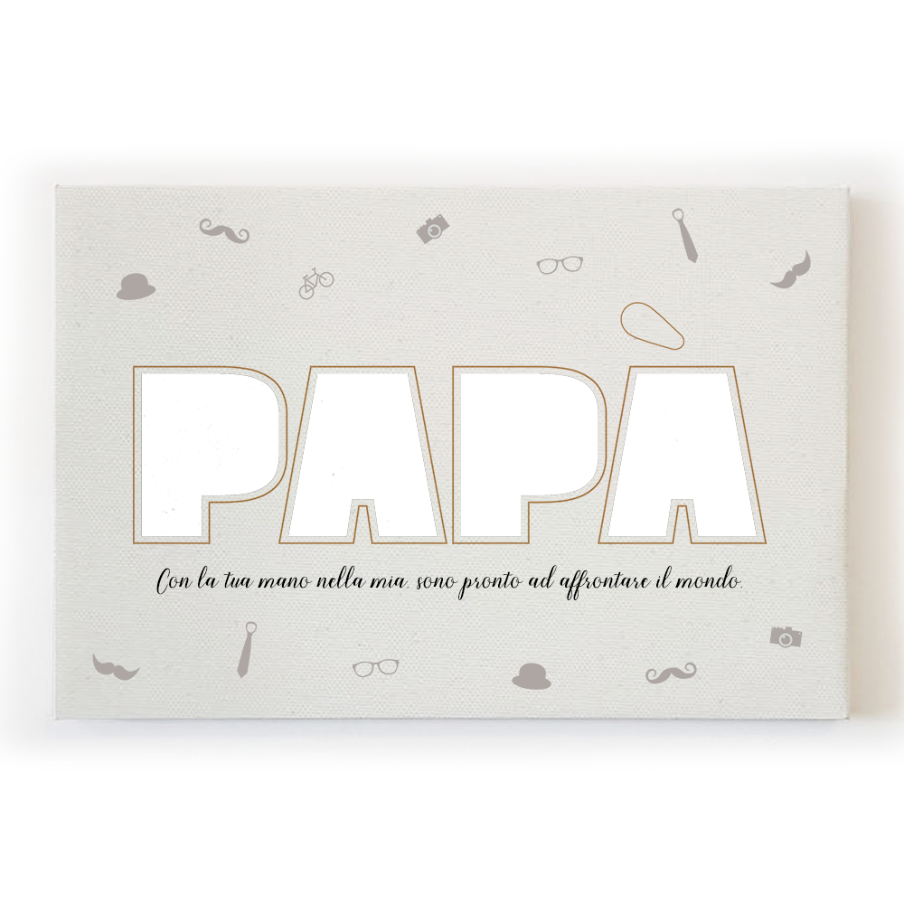 Quadretti con scritte regalo per il papà pronto da appendere